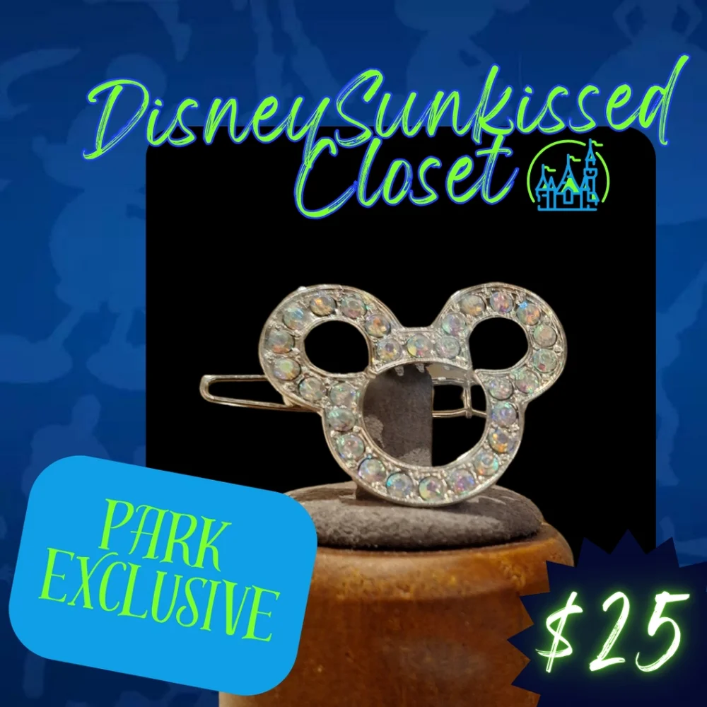 Disneyland Exclusive Fantasyland Bibbidi-Bobbidi-Boutique Mickey Hair Clip Beret - Picture 3 of 3
